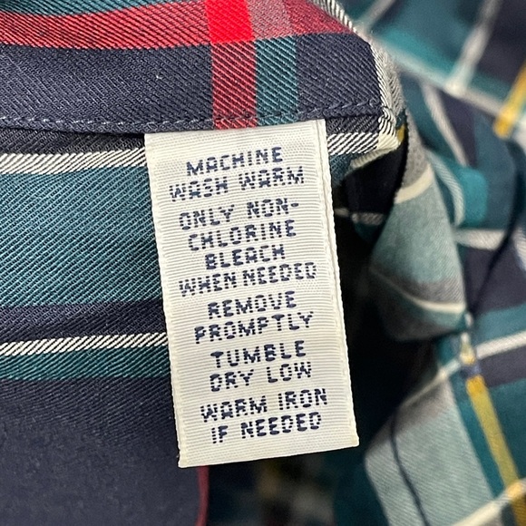 Polo Ralph Lauren Classic Fit Oxford Plaid Long Sleeve Button Front Shirt Medium - Picture 3 of 5